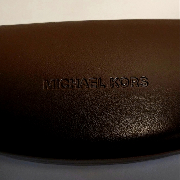Hard shell Michael Kors sunglasses glasses case brown